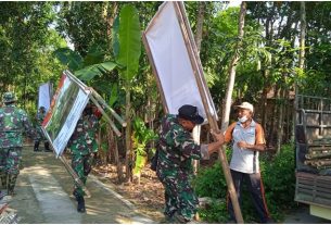 Bermodalkan Semangat Gotong Royong Untuk Kesempurnaan Suksesnya Pembukaan TMMD Reguler Ke 111