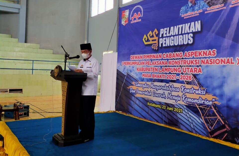 Bupati Lampura hadiri Pelantikan Aspeknas