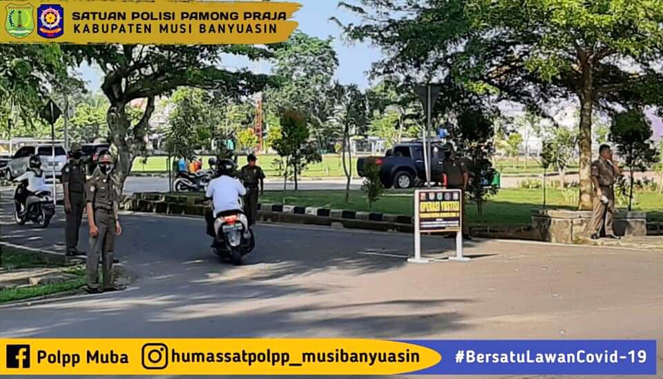 Cegah Penyebaran Covid-19 Satpol PP Muba Gencar Gelar Operasi Yustisi