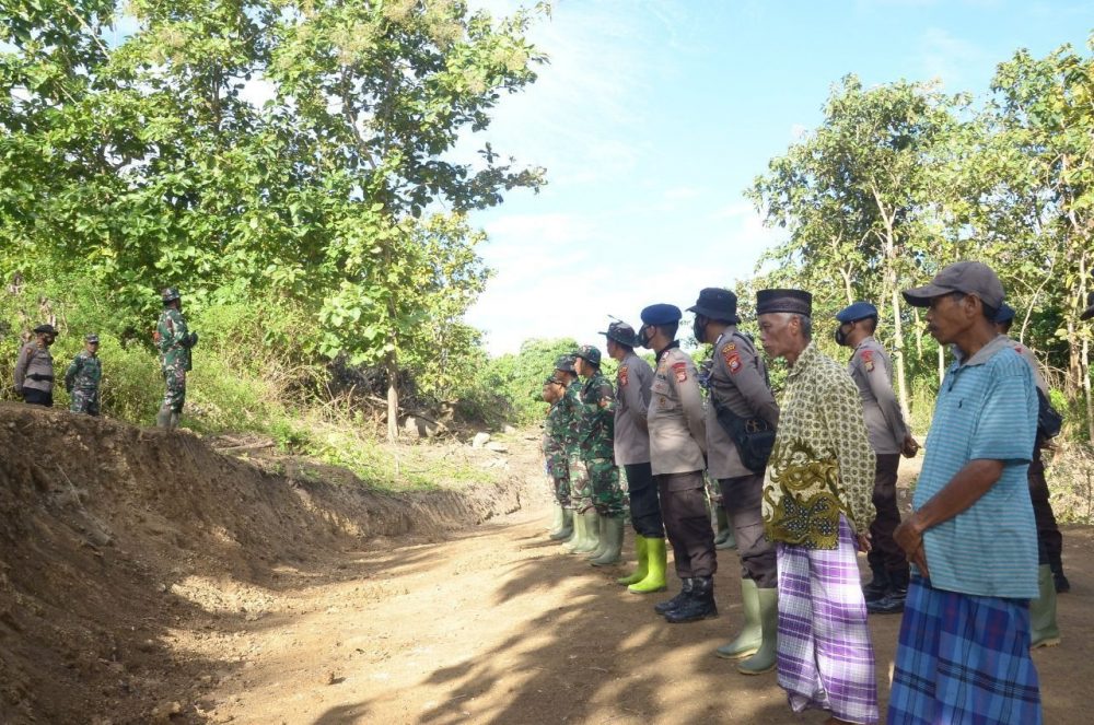 Dan SSK Tekankan Semangat Kerja Pada Anggota Satgas TMMD Ke-111 Kodim 1407/Bone Pada Apel Pagi