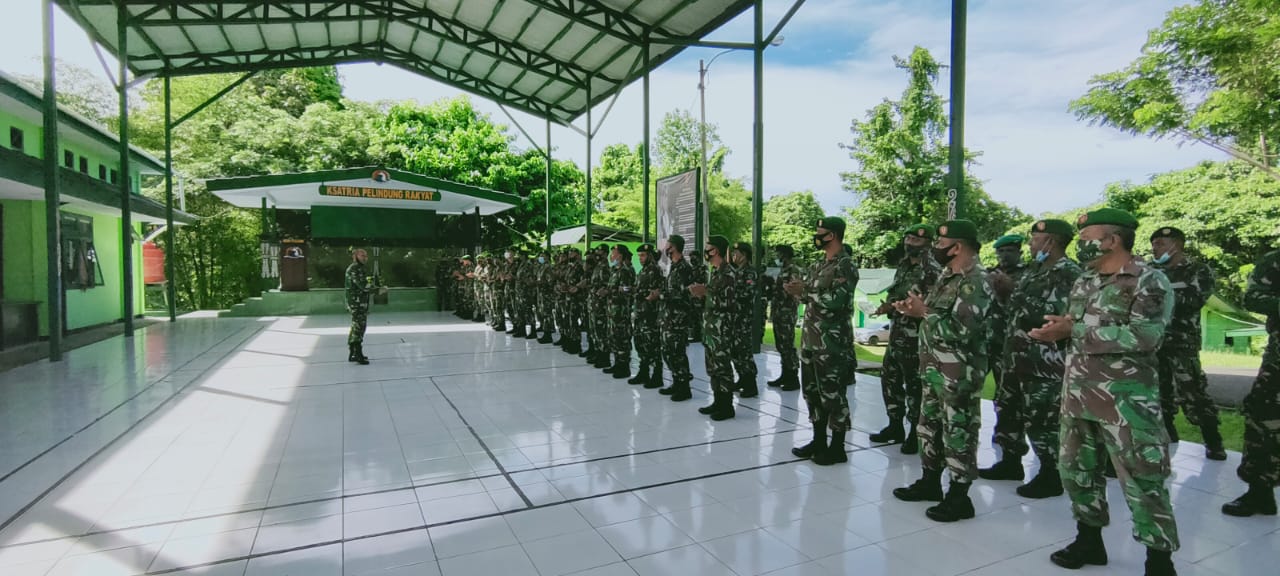 Dandim 1712/Sarmi Imbau Satgas TMMD ke-111 Siap Selesaikan Tantangan