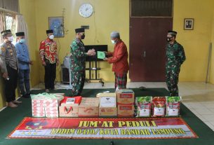 Dandim Kodim 0410/KBL Lakukan Kunjingan di Yatim Piatu dan Dhuafa