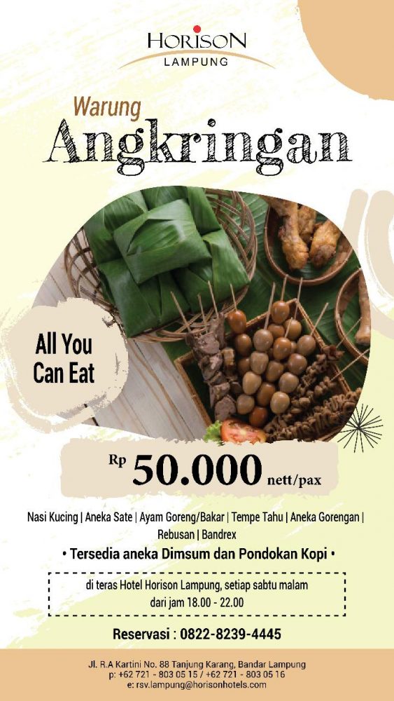 Datang ke “Warung Angkringan” Bawa Gocap All You Can Eat