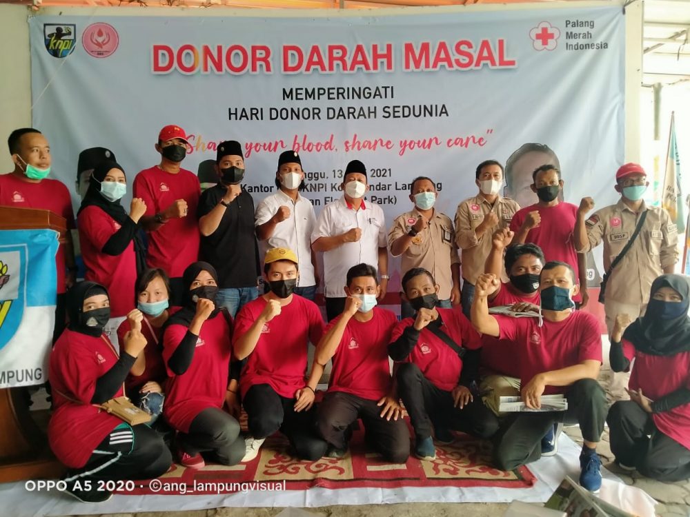Deddy Amarullah Apresiasi Donor Darah Massal KNPI