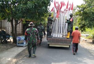 Dominasi Warna Merah Putih Sebagai Upaya Membangkatkan Jiwa Nasioanalisme Dalam Program TMMD