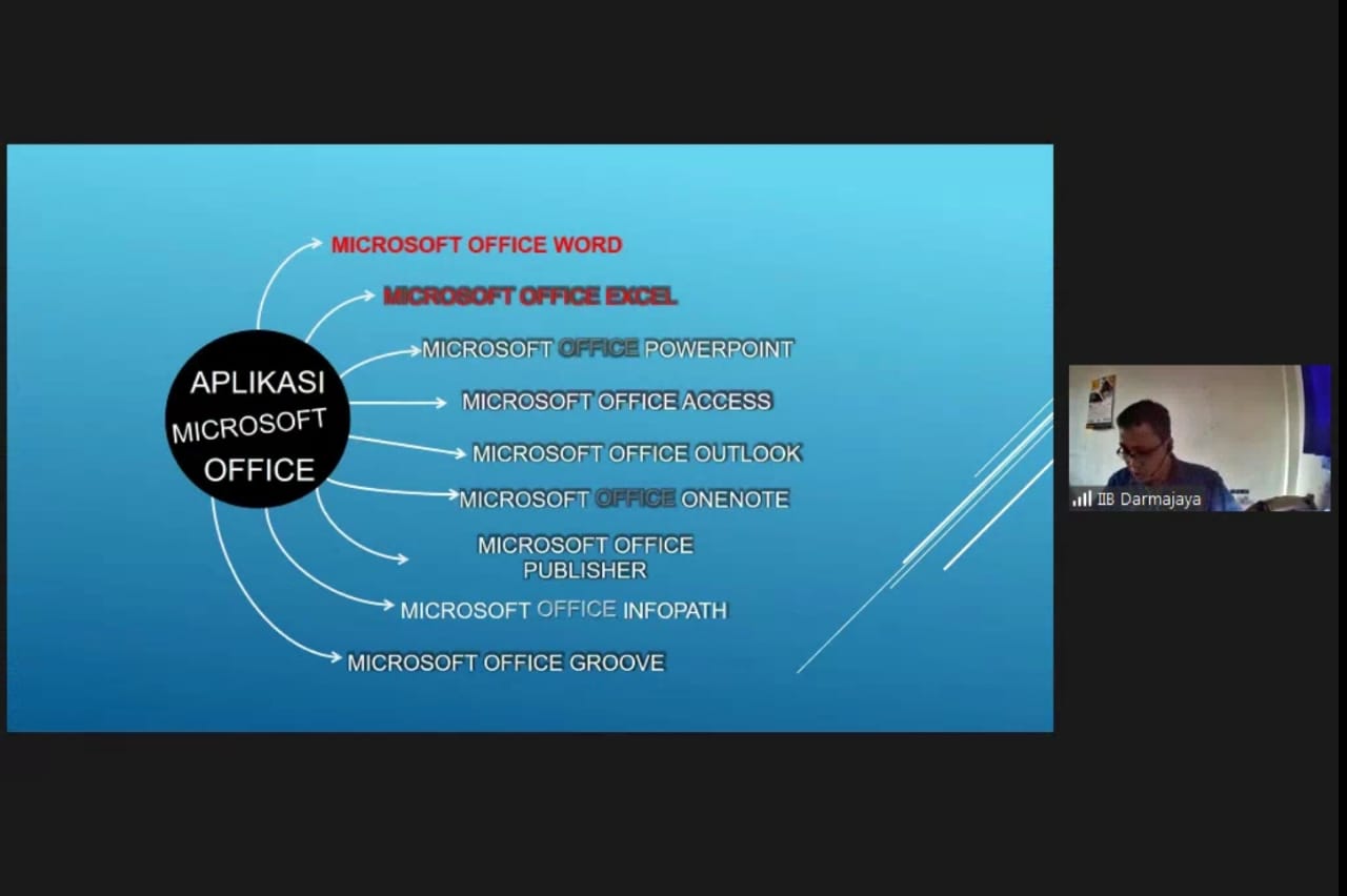 Dosen Darmajaya Ajari Guru di Metro Produk Microsoft Office