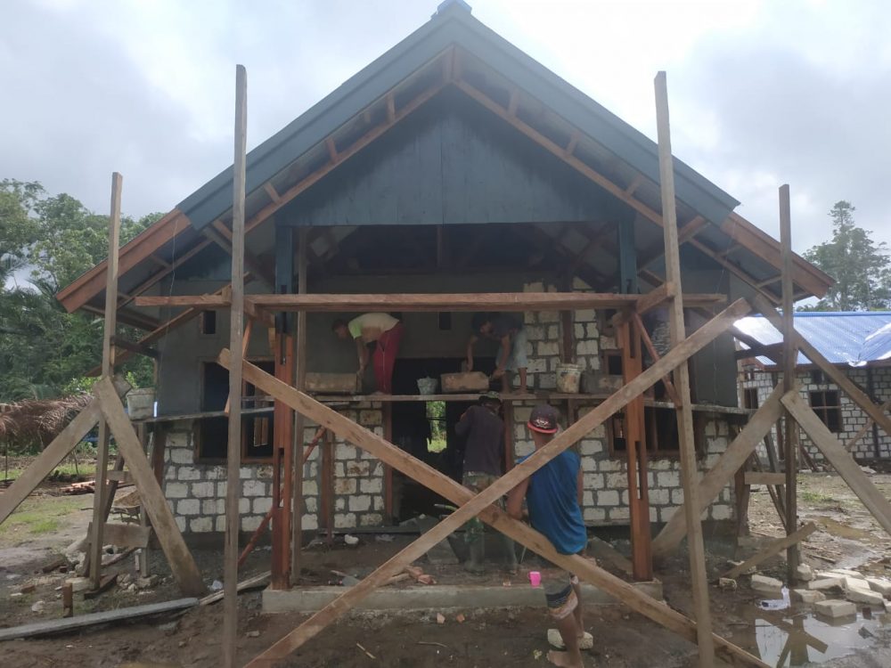 Gereja Baru di Lokasi TMMD Gugah Semangat Beribadah Warga