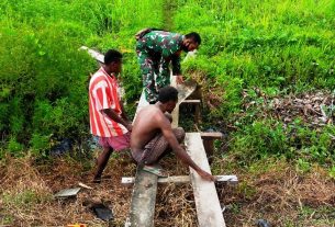 Gotong Royong Makmurkan Masyarakat Binaan