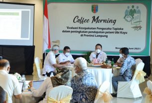 Gubernur Lampung Bahas Upaya Meningkatkan Pendapatan Petani Ubi