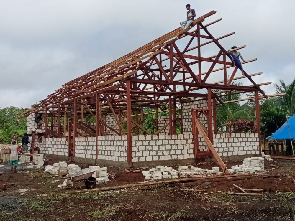 Hari keempat TMMD, Progres Pembangunan Makin Nampak