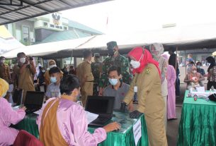 Hut Bandar Lampung Serbuan Vaksin Kepada Masyarakat