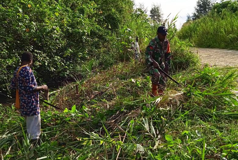 Kampung Dorba Sasaran TMMD ke-111 Kodim 1712/Sarmi