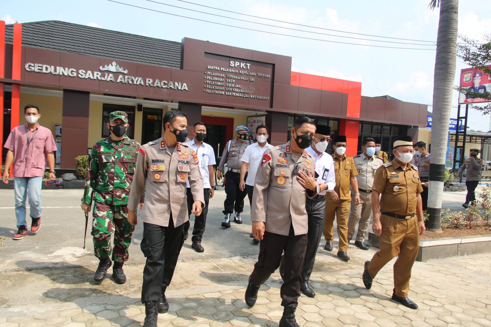 Kapolda Lampung Kunjungi Lamtim Dalam Giat Peresmian Gedung dan Launcing Aplikasi