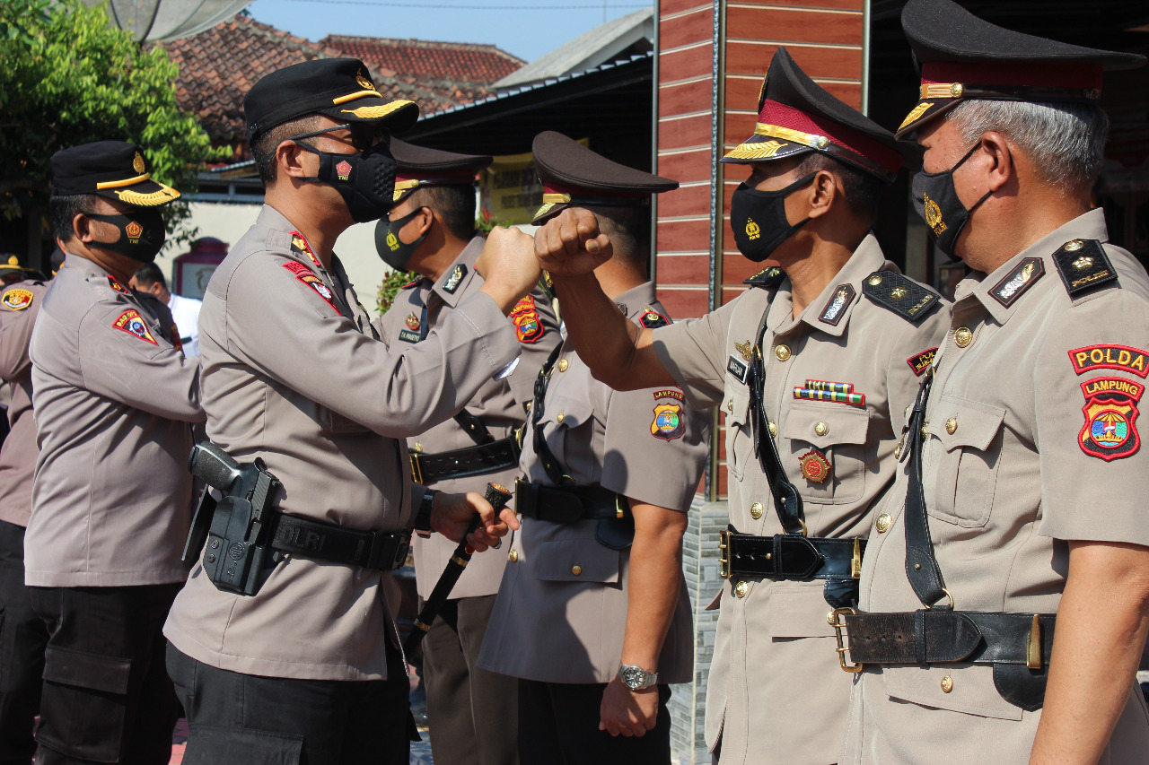Kapolres Tulang Bawang Barat Pimpin Sertijab Wakapolres, dan Kabag Sumda.