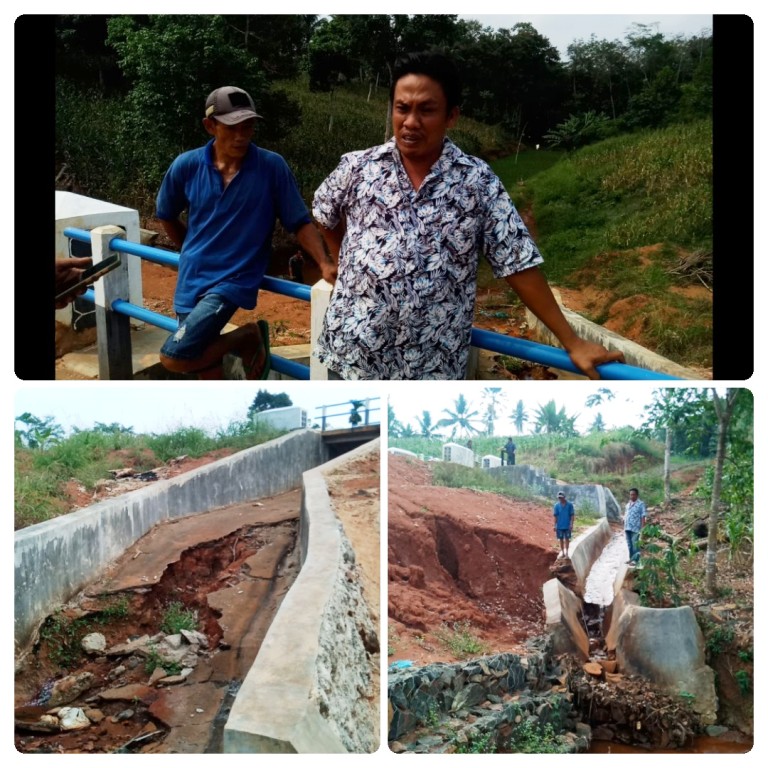 Keadaan Embung Desa Gilih Sukanegeri Membuat Warga Prihatin dan Khawatir