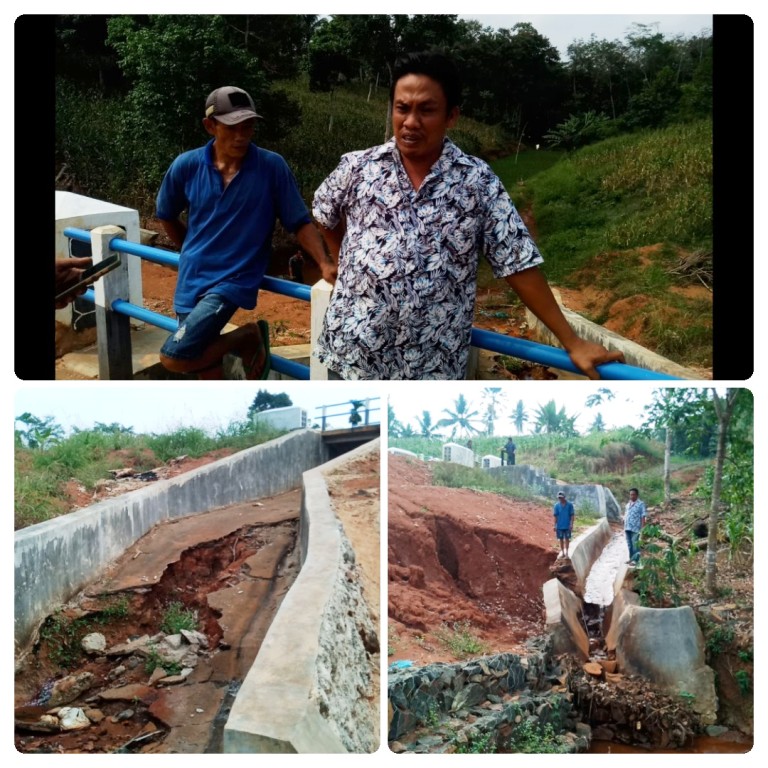 Keadaan Embung Desa Gilih Sukanegeri Membuat Warga Prihatin dan Khawatir