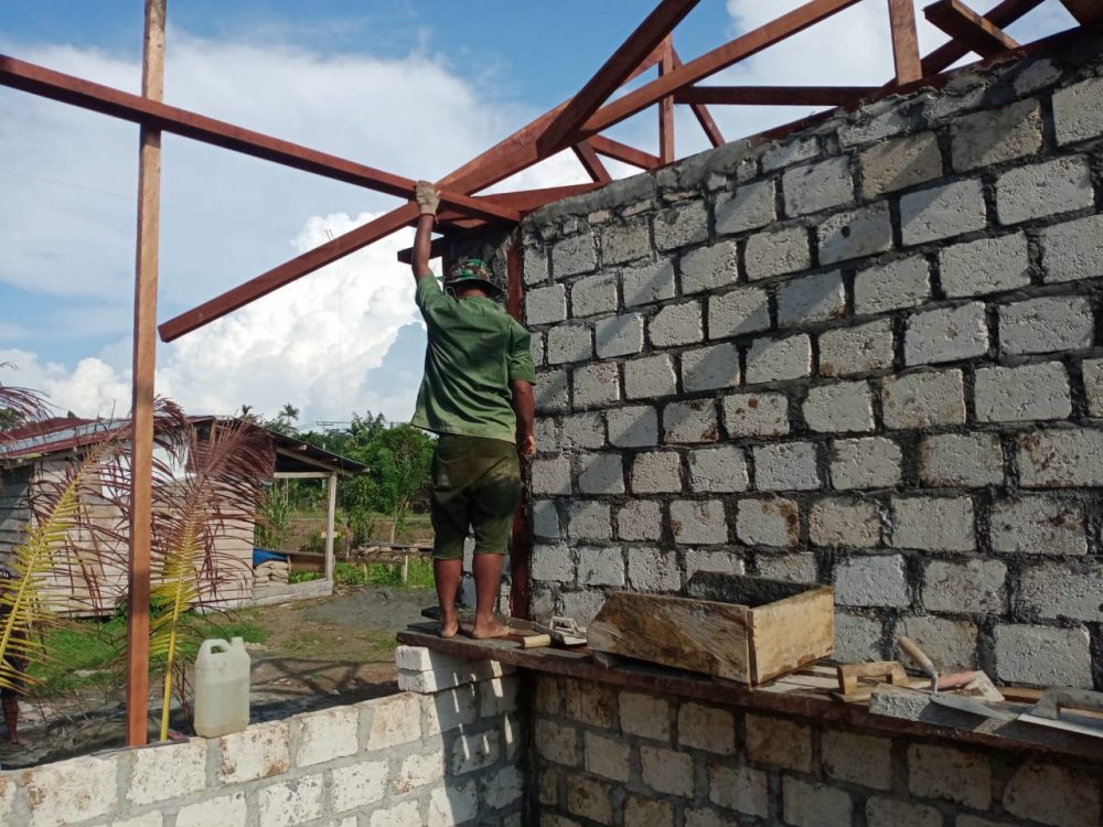 Kedatangan Satgas TMMD Mampu Memotivasi Warga