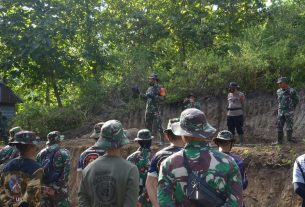Kegiatan Rutin Sebelum Melaksanakan Kegiatan Adalah Apel Pagi Dipimpin Oleh DanSsk TMMD ke 111