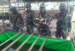 Kehadiran Satgas Apter Berikan Semangat Warga