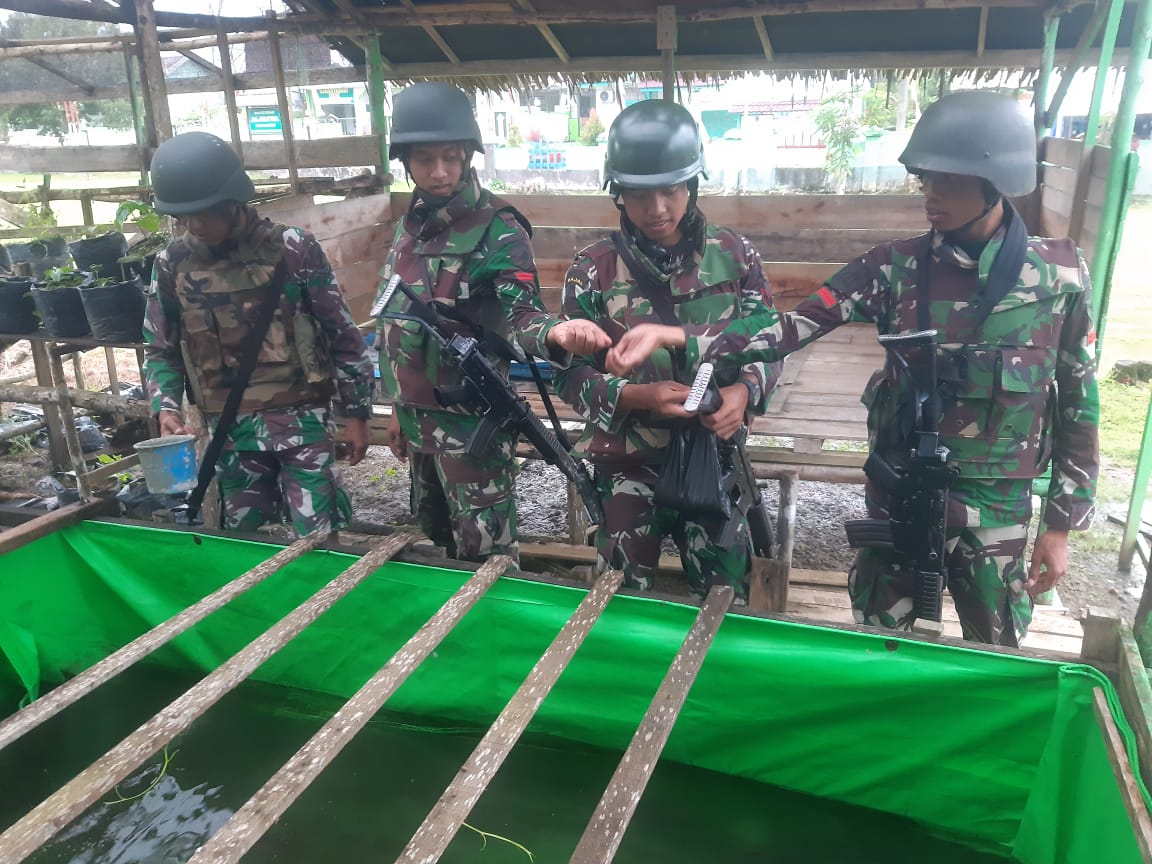 Kehadiran Satgas Apter Berikan Semangat Warga