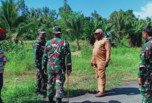 Kepala Distrik Pantai Timur Papua Dukung Giat TMMD ke-111
