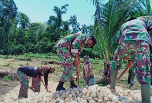 Kerja Bakti Membangun Jalan, Tingkatkan Sinergi