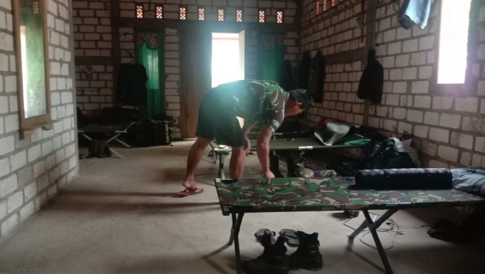 Kondisi Tempat Menginap Satgas TMMD Kodim Pati