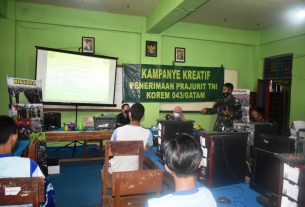 Korem 043/Gatam Gelar Kampanye Kreatif Di SMA Utama 2 Dan 3 Bandar Lampung