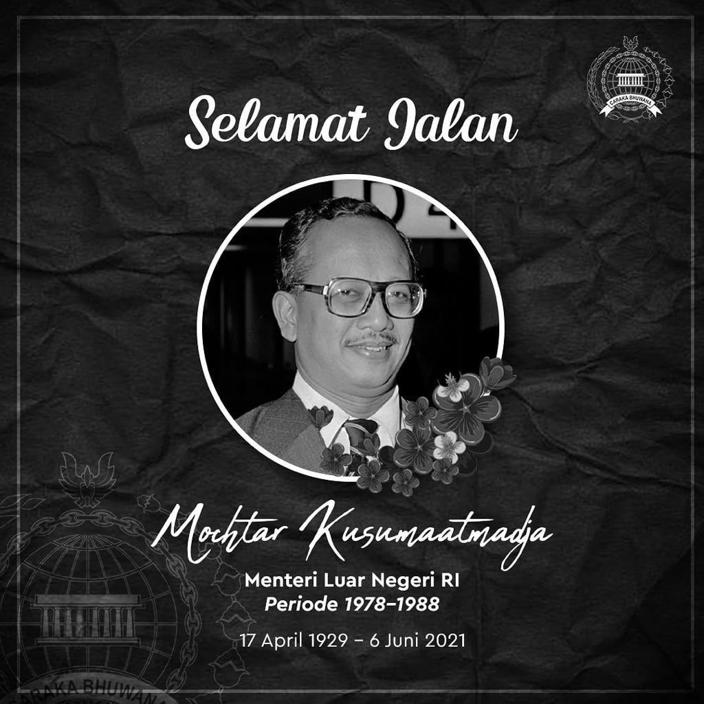 Mantan Menlu, Pejuang Wawasan Nusantara Mochtar Kusumaatmadja Kini Tiada