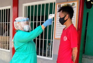 Melalui Yankesling Lapas Kelas IIA Narkotika Bandar Lampung Antisipasi Virus Corona