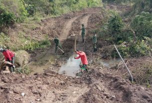 Meratakan Kesejahteraan Rakyat TMMD 1407/Bone ke-111