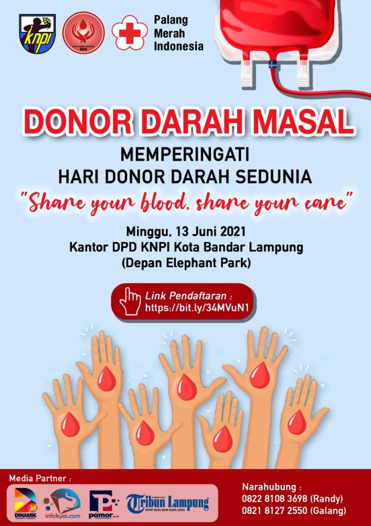 Minggu Depan, KNPI Adakan Donor Darah Masal