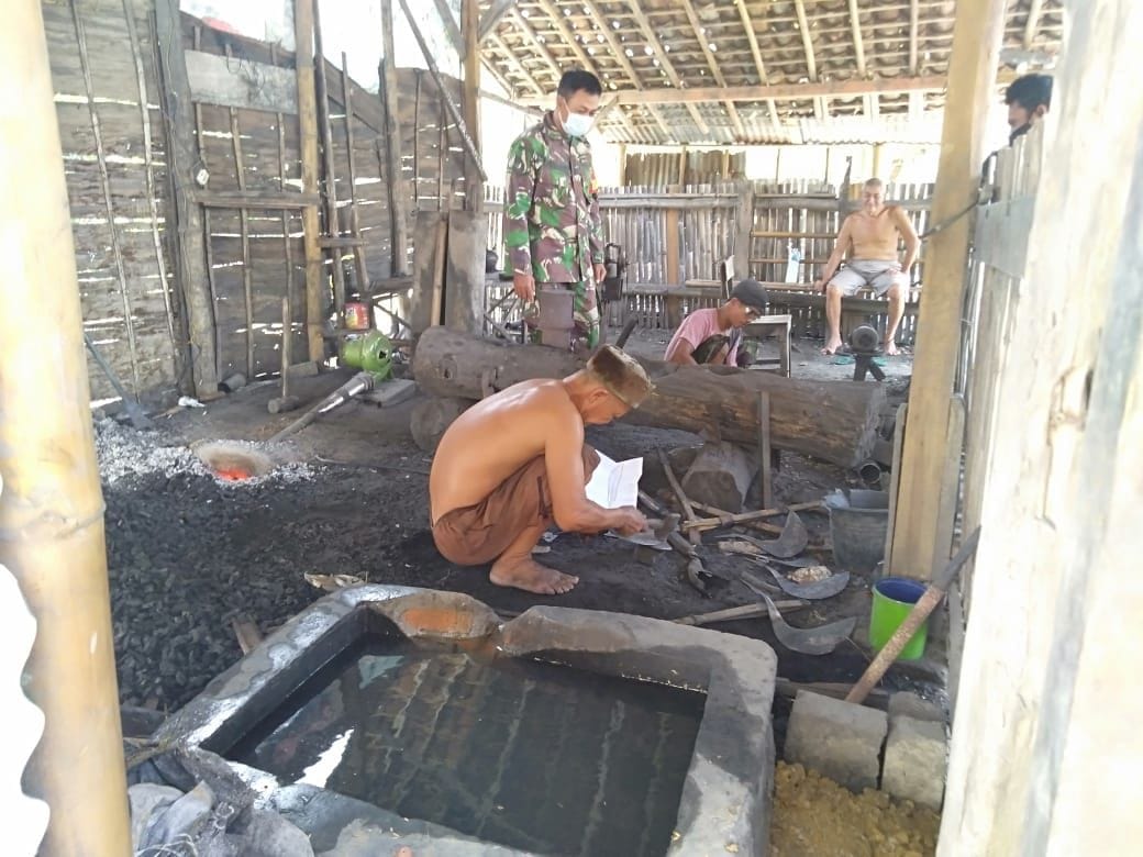 Pande Besi Vs Satgas TMMD Kodim Pati