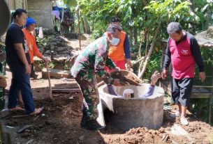 Peduli Kesehatan Warga, Ini Yang Dilakukan Anggota Koramil 04/Nguntoronadi