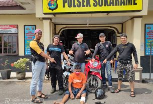 Pelaku asal Lampung Timur berhasil Dibekuk Team Unit Reskrim Polsek Sukarame.