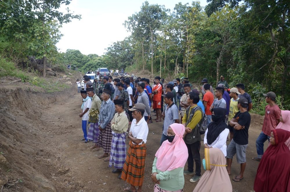 Apel Pagi, Pembagian Objek Kerja di Lokasi TMMD ke 111 kodim 1407 Bone.