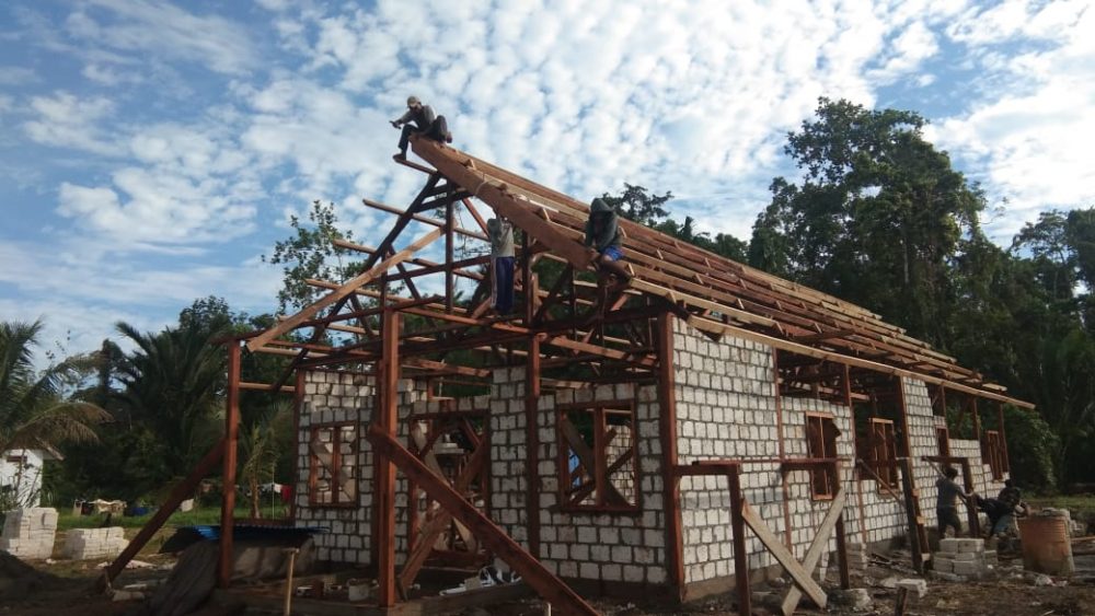 Pembangunan Balai Kampung TMMD Tunjukan Peningkatan