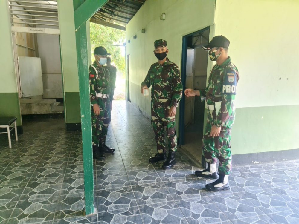 Penyuluhan P4GN Rindam XII/Tpr Terapkan Protokol Kesehatan