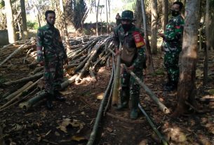 Persiapan Pembukaan TMMD ke 111, Anggota TNI Kodim 0718/Pati Persiapkan Segala Sesuatunya