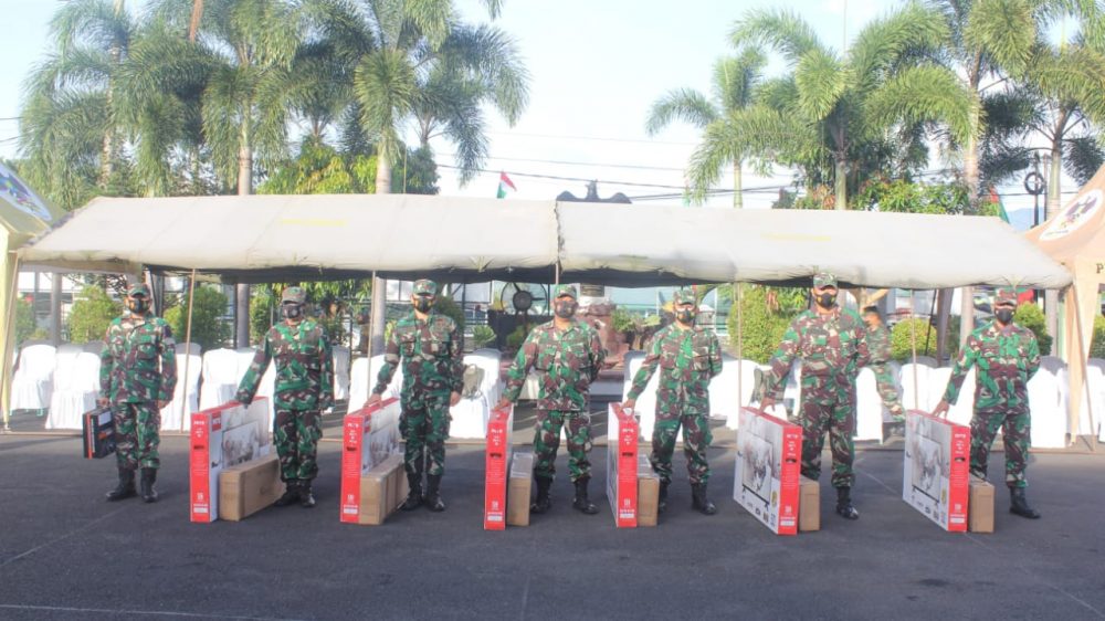 Pok TUUD Kodim 0410/KBL Dapatkan Bantuan Inventaris