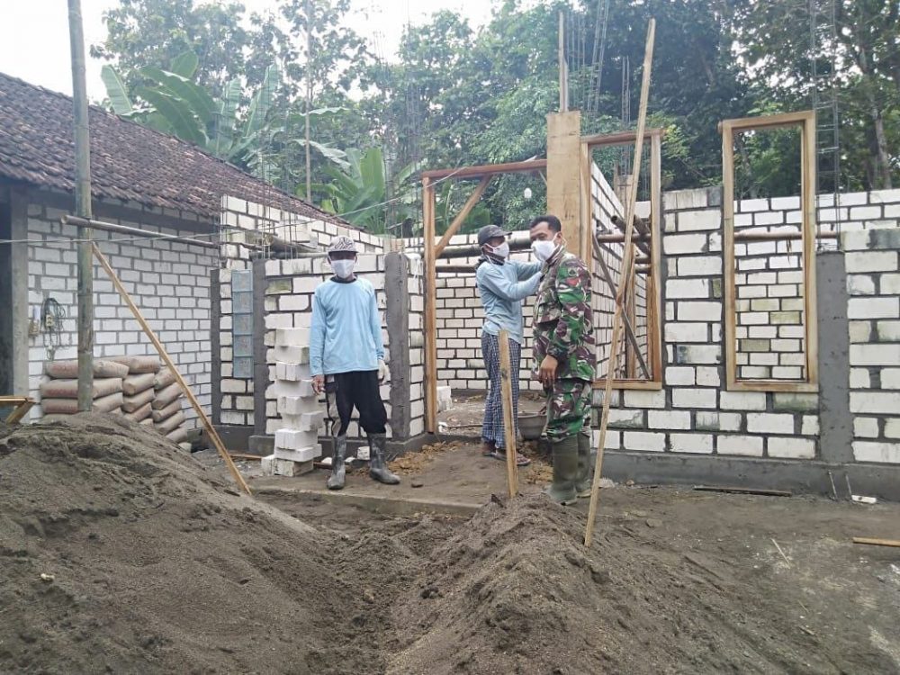 Program RTLH Rumah Sukandar Sudah Capai 40 Persen