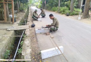 RTLH Rumah Yarman Memasuki Pemasangan Balok Slof