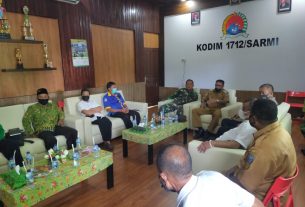 Rakor Jelang Pelaksanaan TMMD ke-111 Kodim 1712/Sarmi