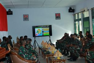 Rapat Pembahasan TMMD Ke 111 Kodim 1407/Bone Oleh Dandim Beserta Jajarannya