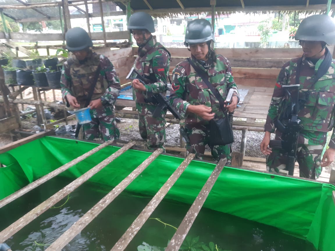 Rindam XII/Tpr Bekali Kemampuan Teritorial Satgas Apter