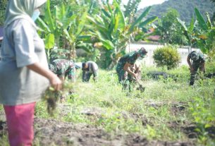 Rindam XII/Tpr Wujudkan Program Swasembada Pangan