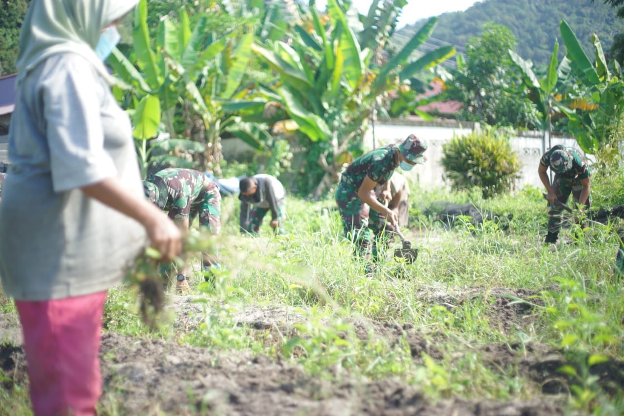 Rindam XII/Tpr Wujudkan Program Swasembada Pangan