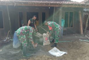 Rumah Suti’ah Hampir Selesai Tinggal Finishing Terahir