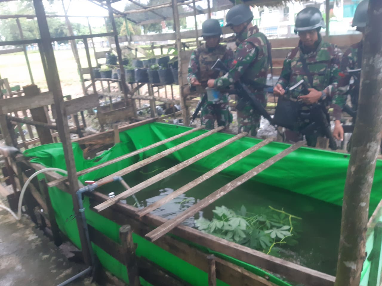 Satgas Apter Kunjungi Rumah Bapak Filifus