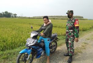 Satgas TMMD Cek Jalan Penghubung 2 Desa Yang Akan di Bangun